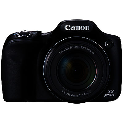 Canon Powershot SX530 HS Bridge Camera, HD 1080p, 16MP, 50x Optical Zoom, Wi-Fi, NFC, 3  LCD Screen